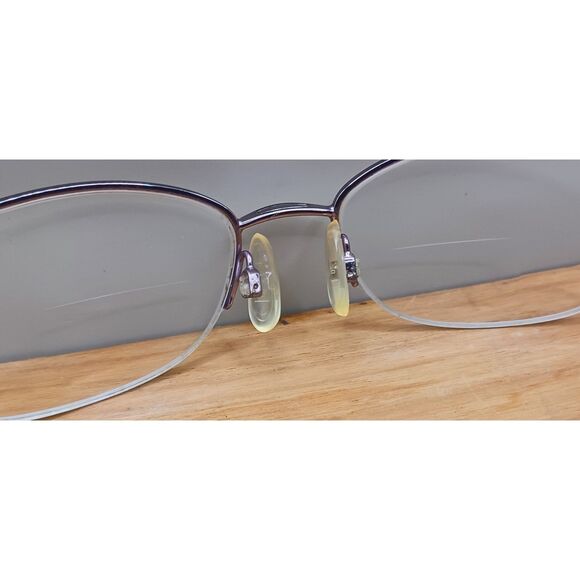 Aspex Eyewear Easyclip Shiny Lilac MOD EC304 53-19-135 Eyeglasses Frames - Picture 9 of 14